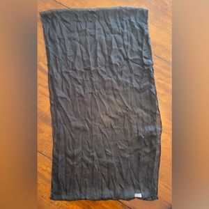 Black Shear Infinity Scarf - BUNDLE 3 FOR $12!